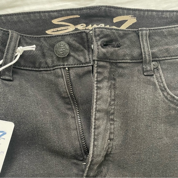SEVEN7 NWT Black Denim Slim Fit Jeans Size 10 - Picture 9 of 12